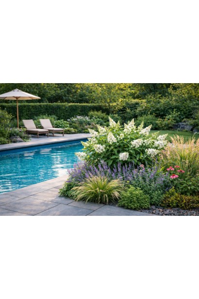  Буддлея Давида Літл Вайт в ландшафті